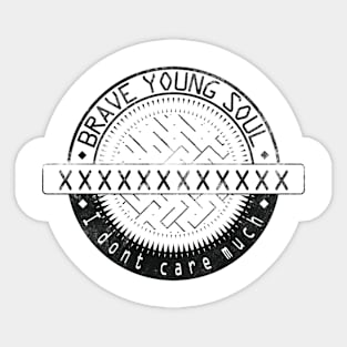 Brave Young Soul Sticker